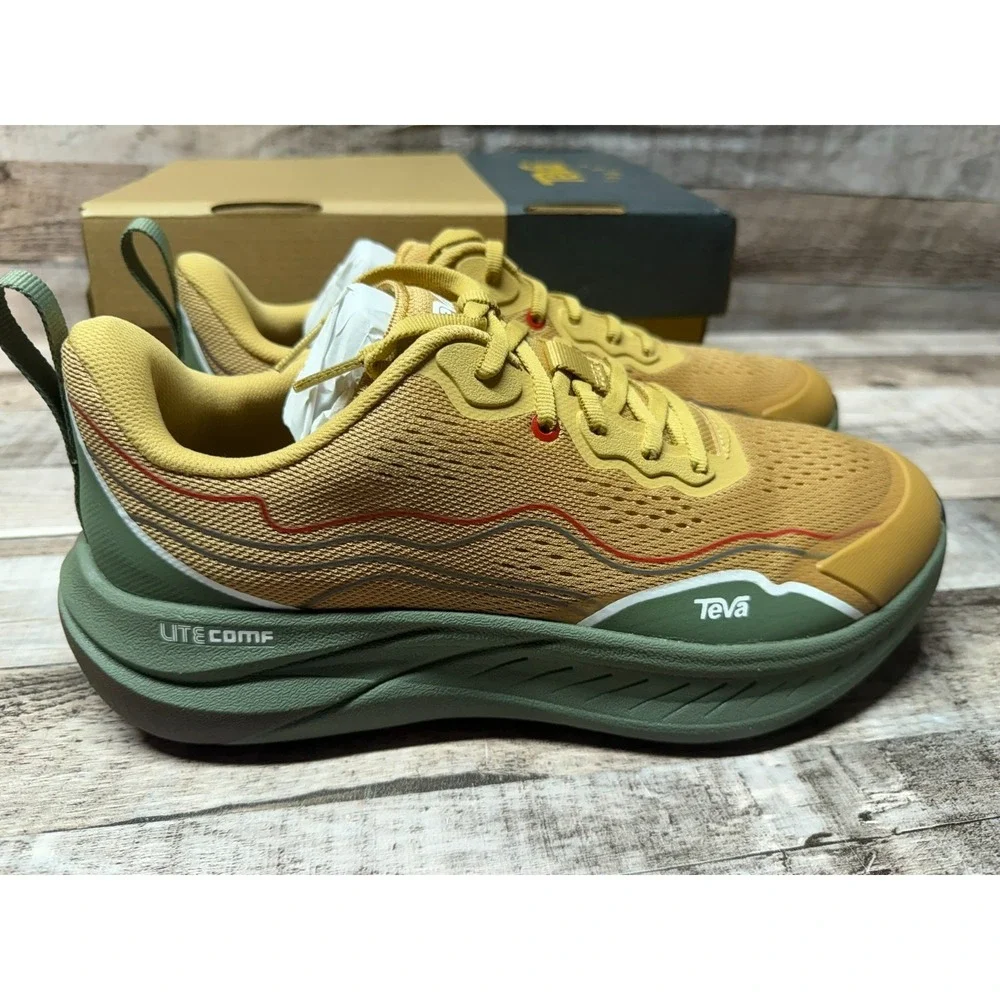 Teva MEn Trailwinder Low Hiking Shoes‎ Brown Green Size 8.5